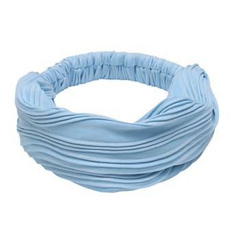 Wide Solid Texture Headband for Women 1 pc