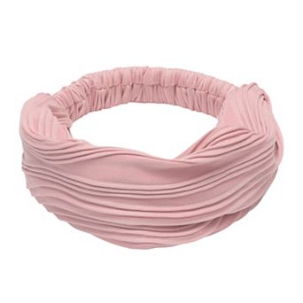 Wide Solid Texture Headband for Women 1 pc