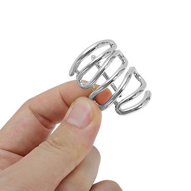 Stacked Lines Ponytail Buckle Hair Clip for Women 1 Pc