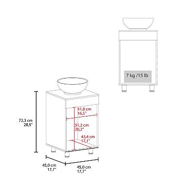 Vicksburg Bathroom Vanity, 1 Door, 4 Legs