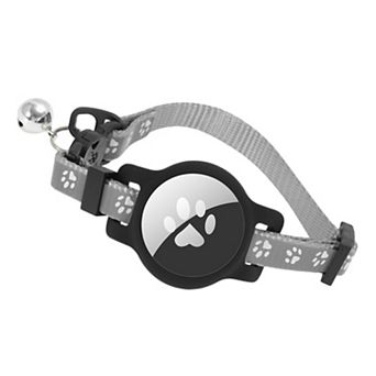 Reflective Collar with Bell Breakaway Cat Collar Holder for AirTag 1 pc