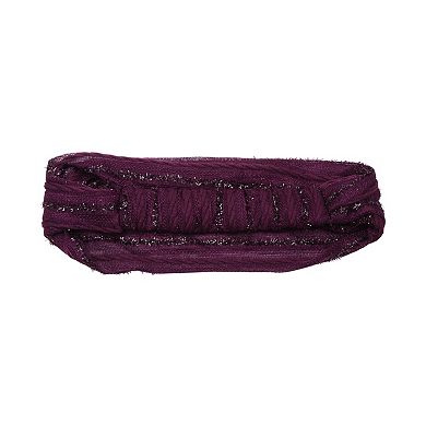 Stripes Wide Lace Headband for Women 1 Pc