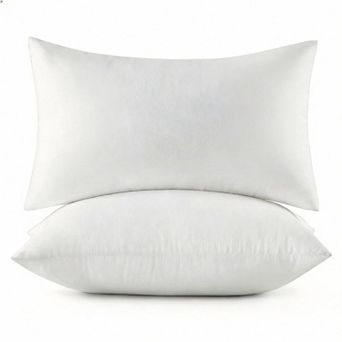 "12x20" 99% Virgin Fiber Filling Pillow Inserts Pack of 2