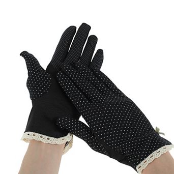 Bow Sunblock Gloves for Women 1 Pair