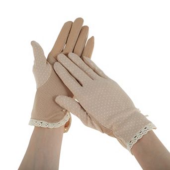 Bow Sunblock Gloves for Women 1 Pair