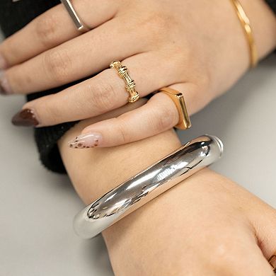 Belinda Jewelz 18k Gold Plated Vermeil Brick Stacking Ring