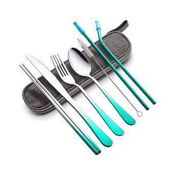 Gradient Travel Utensils With Case