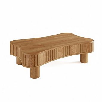 Lift-Top Coffee Table with Hidden Storage for Work and Everyday Living