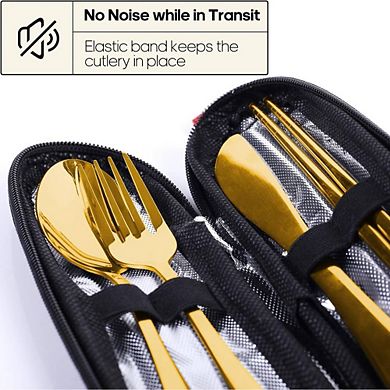 Reusable Travel Utensils With Case