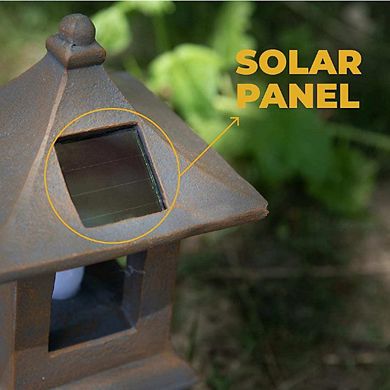 Pagoda Statue Solar Garden Lantern - 1 piece