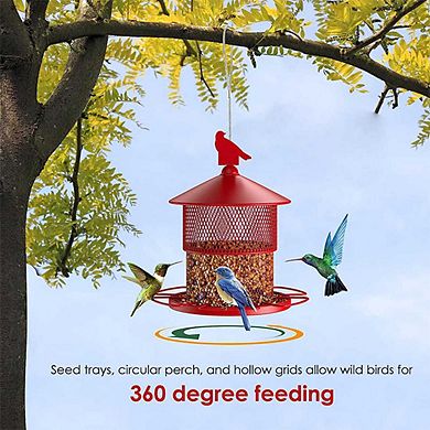 Hanging Metal Retractable Bird Feeder