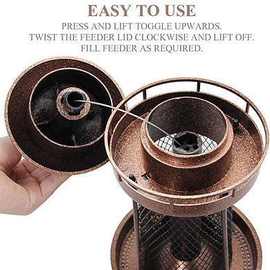 Lighthouse Shaped Bird Feeder