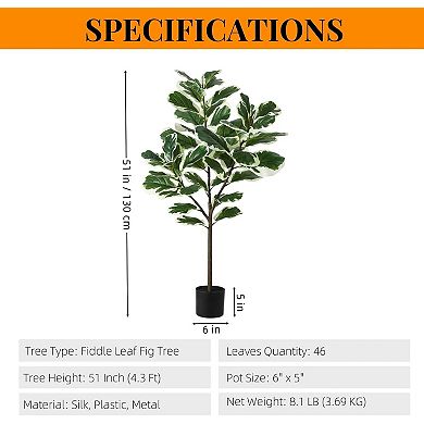 Artificial Fiddle Leaf Fig Tree