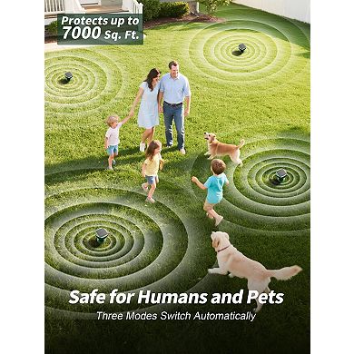 8 Pack Solar Powered Mole Repellent Easy Twist Stakes for Lawns Yard with Variable Sonic Vibration