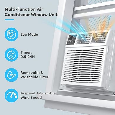 12,000 BTU Window Air Conditioner With Remote Control