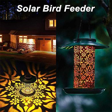 Solar Weather Resistance Bird Feeder