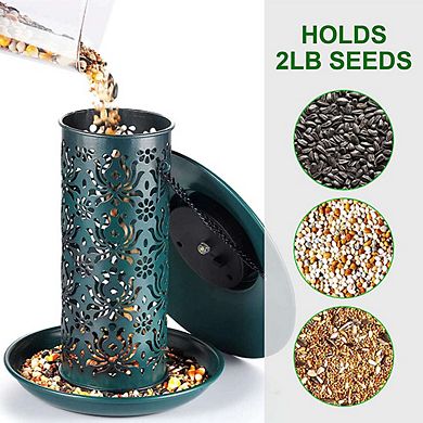 Solar Weather Resistance Bird Feeder