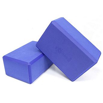 2-Pack Yoga Block Meditation Exercise Equipment for Yoga and Pilates 4" x 6"