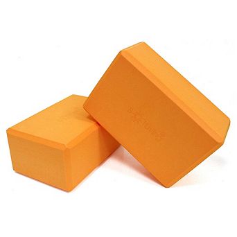 2-Pack Yoga Block Meditation Exercise Equipment for Yoga and Pilates 4" x 6"