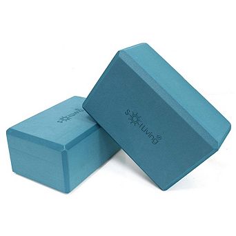 2-Pack Yoga Block Meditation Exercise Equipment for Yoga and Pilates 4" x 6"