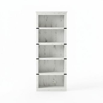 5 tier Bookshelf, Open Storage Shelf, Stand Shelf,For Living Room, Home Office,Bedroom