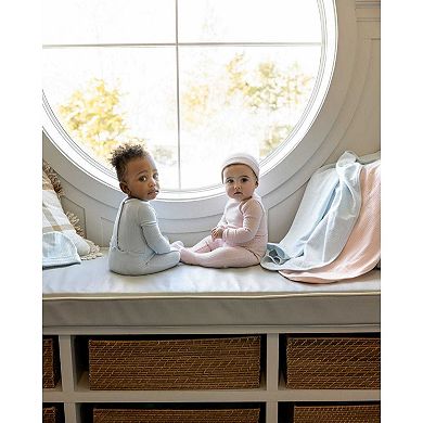 3 Piece Baby "Mon Etoile" Cotton Rich Pointelle Footie Set