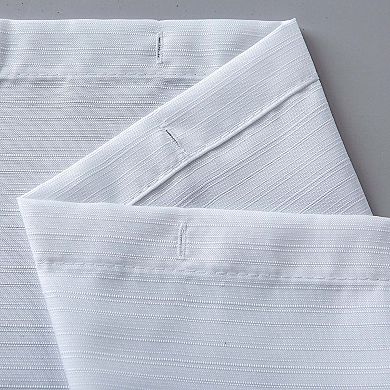 Dainty Home Spring Bloom 3D Textured Fabric Shower Curtain with 12 Metal Rollerball Hooks, 70" x 72"