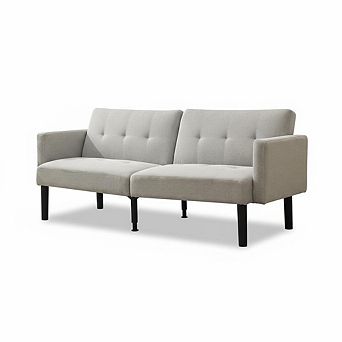 Loveseat Couch with Adjustable Backrest,Sleeper Sofa Bed for Living Room, Bedroom, Apartment