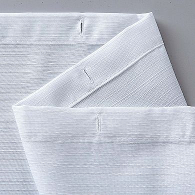 Dainty Home Floral Field Printed Fabric 3D Designed Textured Fabric Shower Curtain 70" x 72"