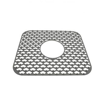 Cheer Collection Silicone Sink Protector Mat with Heat Resistance and Raised Drainage Design