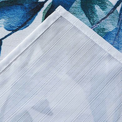 Dainty Home Whisper Printed Fabric 3D Designed Textured Fabric Shower Curtain 70" x 72"