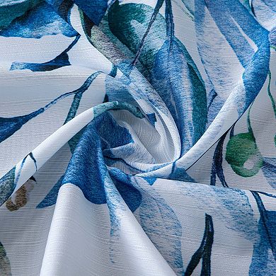 Dainty Home Whisper Printed Fabric 3D Designed Textured Fabric Shower Curtain 70" x 72"