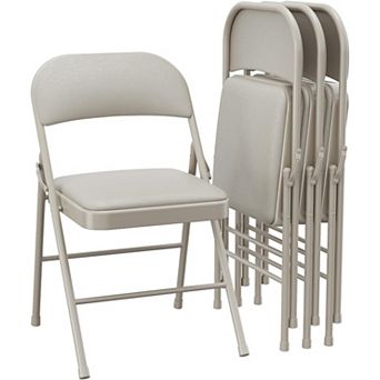Folding Chairs, Padded Foldable Chairs for Dining Room Home Office Indoor Outdoor