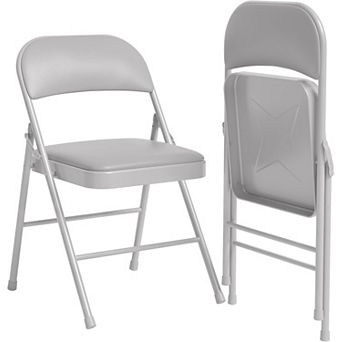 Folding Chairs, Padded Foldable Chairs for Dining Room Home Office Indoor Outdoor