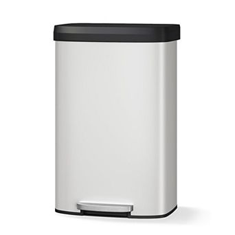 13 Gallon / 50L Trash Can, Large Garbage Can with Soft-Close Lid