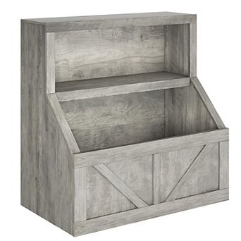 Kids Bookshelf and Toy Storage Organizer Toddler 2 Shelf Bookcase for Bedroom Classroom