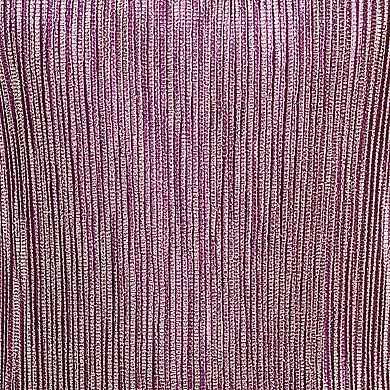 Artyska Women’s Shimmer Pleated Scoop Neck Camisole Top with Ring Straps