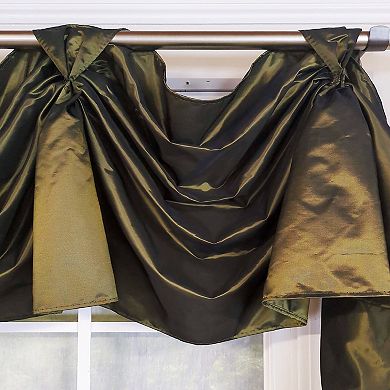 Taffeta 3-S Victory 100% Polyester Tab Top Swag Window Curtain