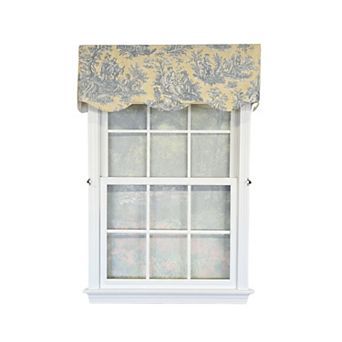 Colonial Provance 100% Cotton Rod Pocket Lined Window Valance 50" x 15" Yellow