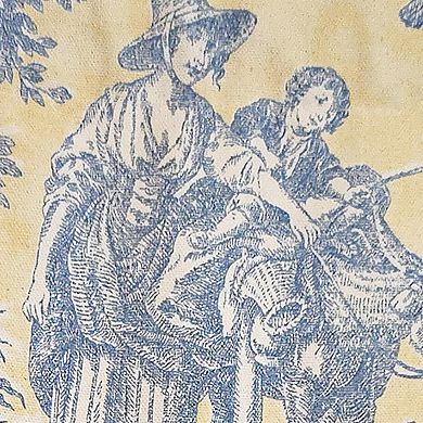 Colonial Provance 100% Cotton Rod Pocket Lined Window Valance 50" x 15" Yellow