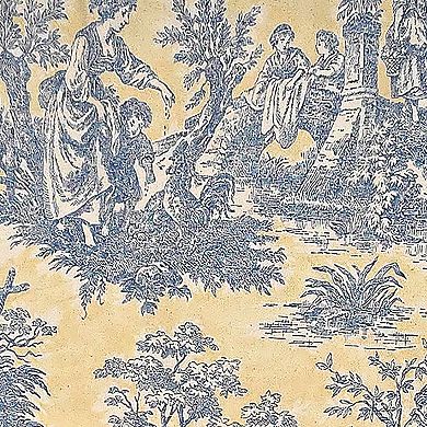 Colonial Provance 100% Cotton Rod Pocket Lined Window Valance 50" x 15" Yellow