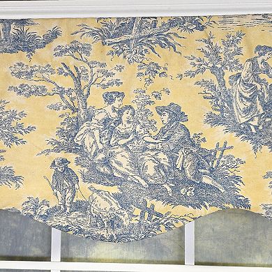 Colonial Provance 100% Cotton Rod Pocket Lined Window Valance 50" x 15" Yellow