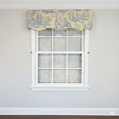 Colonial Provance 100% Cotton Rod Pocket Lined Window Valance 50" x 15" Yellow