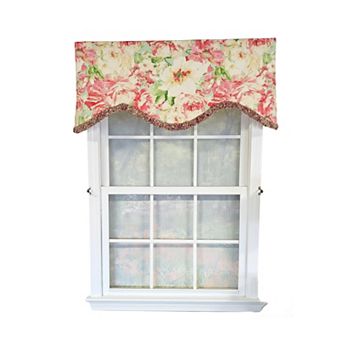 Angeline Cornice 100% Cotton Rod Pocket Lined Window Valance 50" x 17" Multi