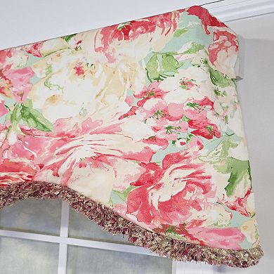 Angeline Cornice 100% Cotton Rod Pocket Lined Window Valance 50" x 17" Multi