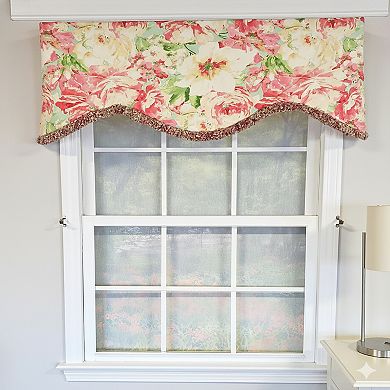 Angeline Cornice 100% Cotton Rod Pocket Lined Window Valance 50" x 17" Multi