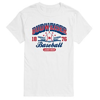 Men's Budweiser Baseball Americana Graphic Tee