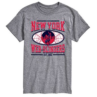 Men's Marvel Spider-Man New York Web-Slingers Americana Graphic Tee