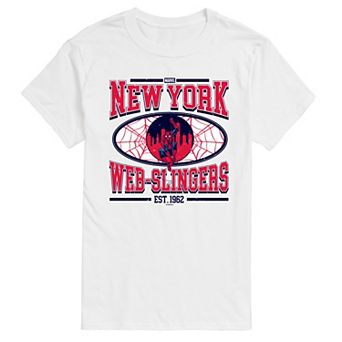 Men's Marvel Spider-Man New York Web-Slingers Americana Graphic Tee