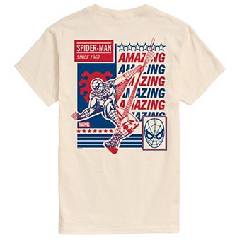 Men's Marvel Spider-Man Americana Graphic Tee